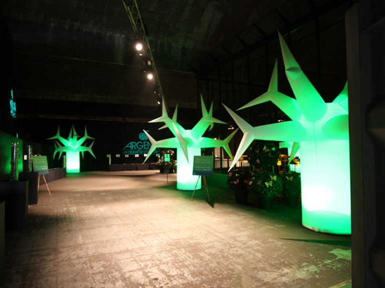 inflatable art trees